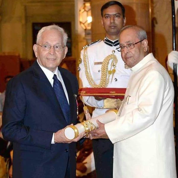 Dr. Tehemton Udwadia awarded the prestigious Padma Bhushan.